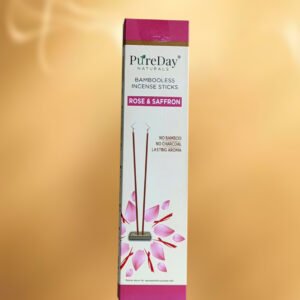 Pure ROSE & SAFFRON Agarbatti '80 Sticks'